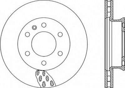 OPEN PARTS bda232420 -  Тормозной диск